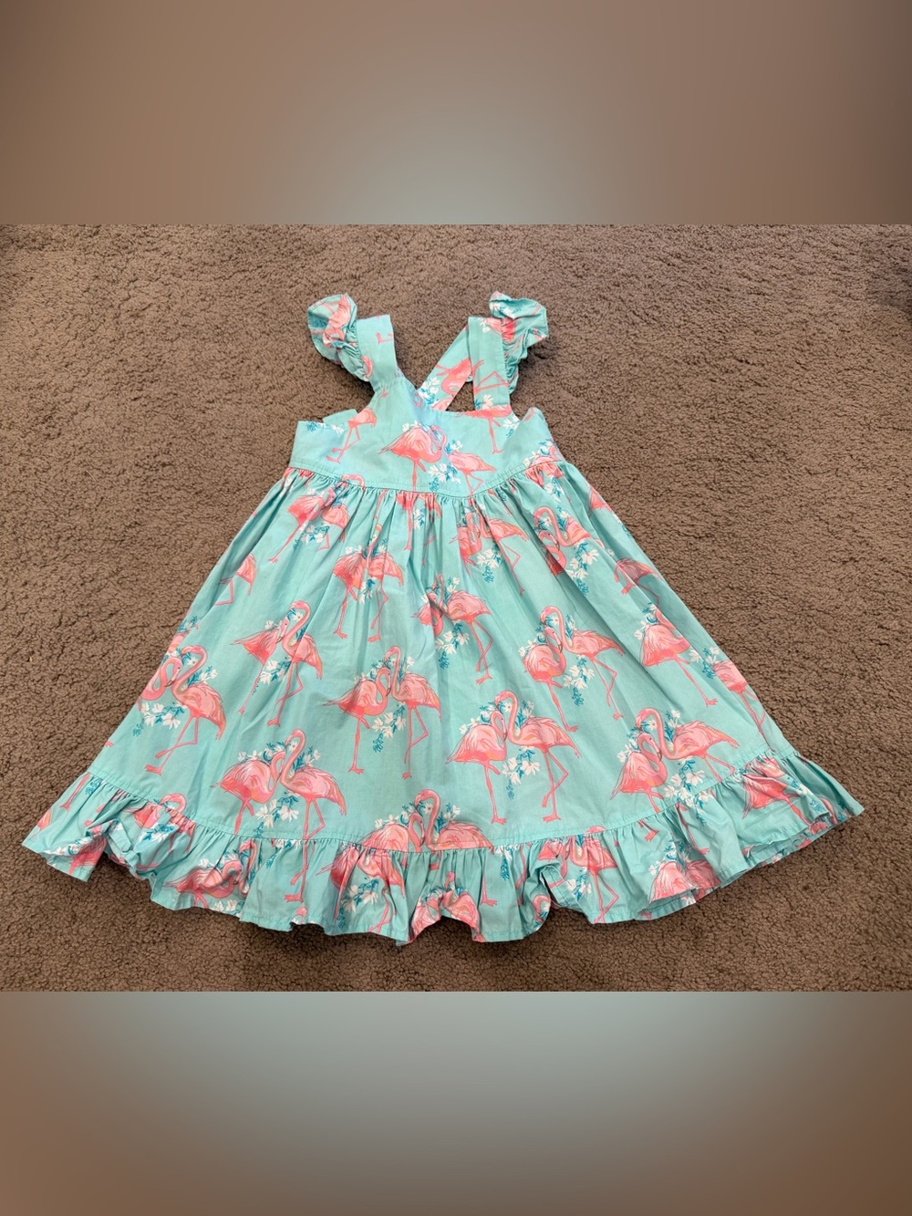 Eleanor Rose Flamingo Dress
